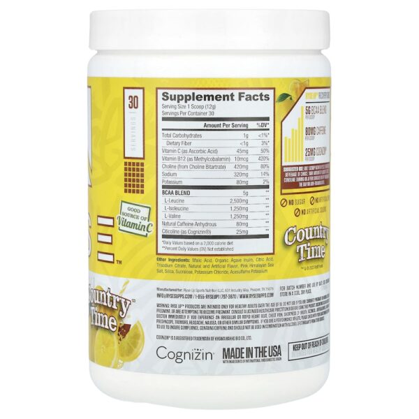 RYSE - Element Series BCAA Focus Country Time Limonada 360 g
