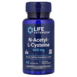 147.jpg Life Extension - Acetilcisteína 600 mg 60 Cápsulas