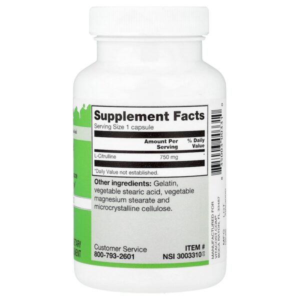 Vitacost - L-Citrulline 750 mg 90 Capsules
