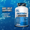 EVLution Nutrition - Creatina e L-Arginina 120 Cápsulas Vegetais