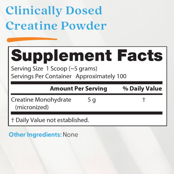 Doctor's Best - Creatina em Pó Sem Sabor 500 Gramas (506 g)