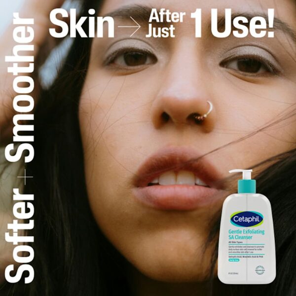 Cetaphil - Solução de Limpeza Esfoliante Suave Sem Perfume 235 ml