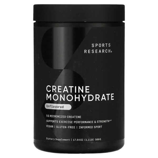 16-3.jpg Sports Research - Creatina Mono-hidratada Sem Sabor 500 g