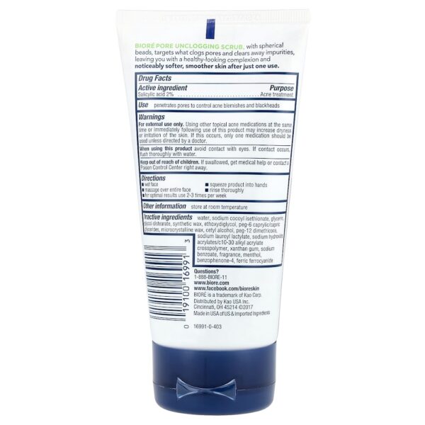 16-32.jpg Biore - Esfoliante para Desobstrução dos Poros 141 g