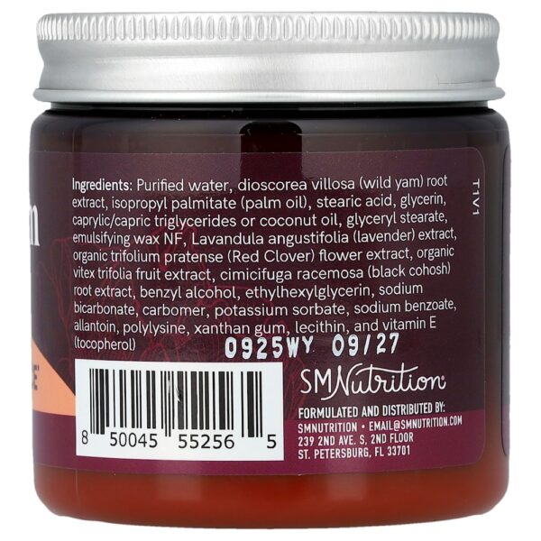 SMNutrition - Creme de Inhame Selvagem Equilíbrio da Mulher 113 g