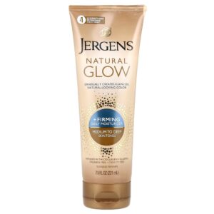 Jergens - Natural Glow hidratante firmador de uso diário pele média a bronzeada 220 ml