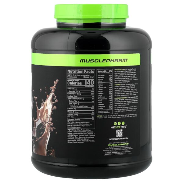 MusclePharm - 100% Proteína Whey em Pó Combat Leite com Chocolate 2,27 kg