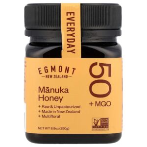 Egmont Honey - Mel de Manuka Cru e Não Pasteurizado MGO 50+ 250 g
