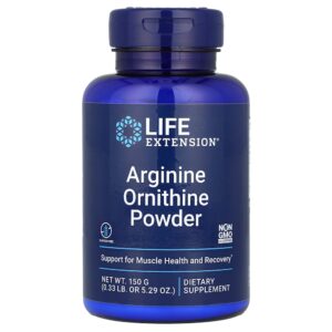 166.jpg Life Extension - Arginina e Ornitina em Pó 150 g