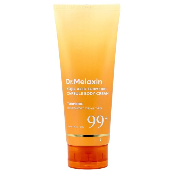 Dr.Melaxin - Creme Corporal de Cápsula de Cúrcuma com Ácido Kójico 200 g
