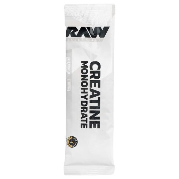 Raw Nutrition - Essentials Creatina Mono-Hidratada Sem Sabor 30 Embalagens 5 g Cada