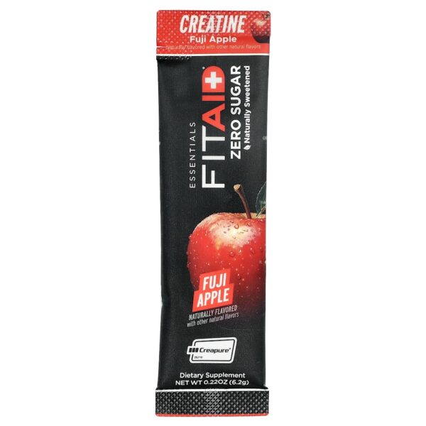 FITAID - Essentials Creatina Mono-Hidratada Maçã Fuji 14 Embalagens 6 g Cada