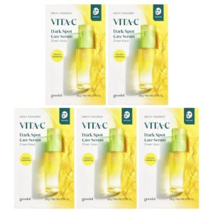Goodal - Sérum de Máscara de Beleza para Tratamento de Manchas Escuras de Tangerina Verde 5 Folhas 28 g Cada
