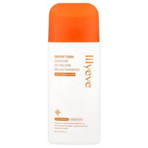 Lilyeve - Grow:Turn Exosome Shampoo com Escova para Volume 3D Para Cabelos Finos 200 ml