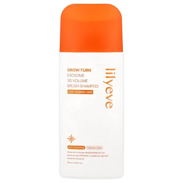 17-83.jpg Lilyeve - Grow:Turn Exosome Shampoo com Escova para Volume 3D Para Cabelos Finos 200 ml
