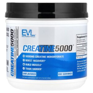 EVLution Nutrition - Creatine5000 Sem Sabor 500 g