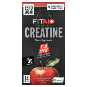FITAID - Essentials Creatina Mono-Hidratada Maçã Fuji 14 Embalagens 6 g Cada