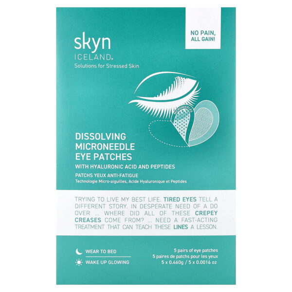 Skyn Iceland - Adesivos para Área dos Olhos com Microagulhas em Dissolução 5 Pares
