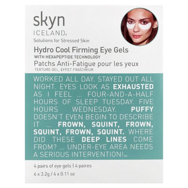 18-38.jpg Skyn Iceland - Géis Firmadores para a Área dos Olhos Hydro Cool 4 Pares