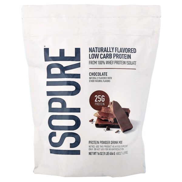 Isopure - Proteína Low Carb Chocolate 454 g