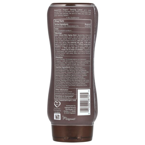 Hawaiian Tropic - Island Tanning Loção de Protetor Solar Manteiga de Cacau FPS 4 235 ml