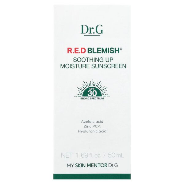 Dr. G - RED Blemish Soothing Up Moisture Protetor Solar FPS 30 50 ml