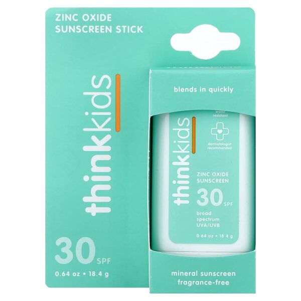 think - Thinkkids Protetor Solar de Óxido de Zinco em Bastão FPS 30 Sem Perfume 18 g