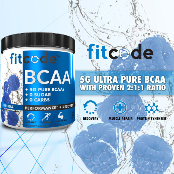 fitcode - BCAA Blue Raz 240 g