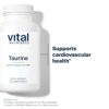 Vital Nutrients - Taurina 120 Cápsulas Veganas (1.000 mg por Cápsula)
