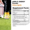 Optimum Nutrition - Essential Amin.O. Energy Spritz Cítrico 270 g
