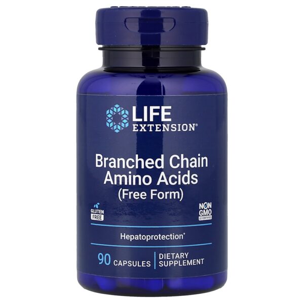 Life Extension - Aminoácidos de Cadeia Ramificada 90 Cápsulas