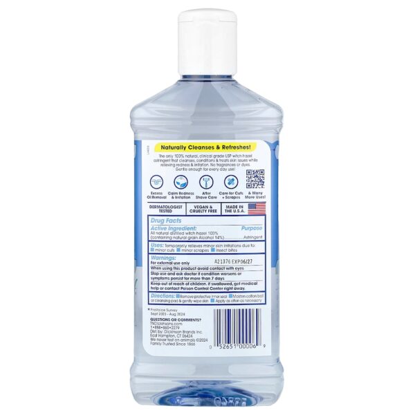 19-38.jpg Dickinson Brands - Witch Hazel Para o Rosto e o Corpo 475 ml
