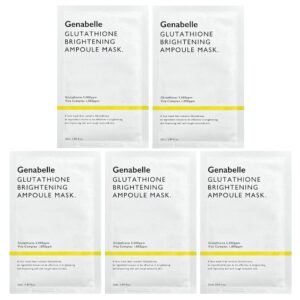 19-9.jpg Genabelle - Máscara de Beleza Ampola Iluminadora de Glutationa 5 Folhas 25 ml Cada
