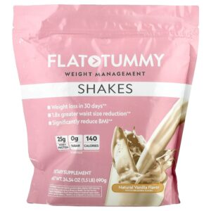 Flat Tummy - Shakes Baunilha Natural 690 g