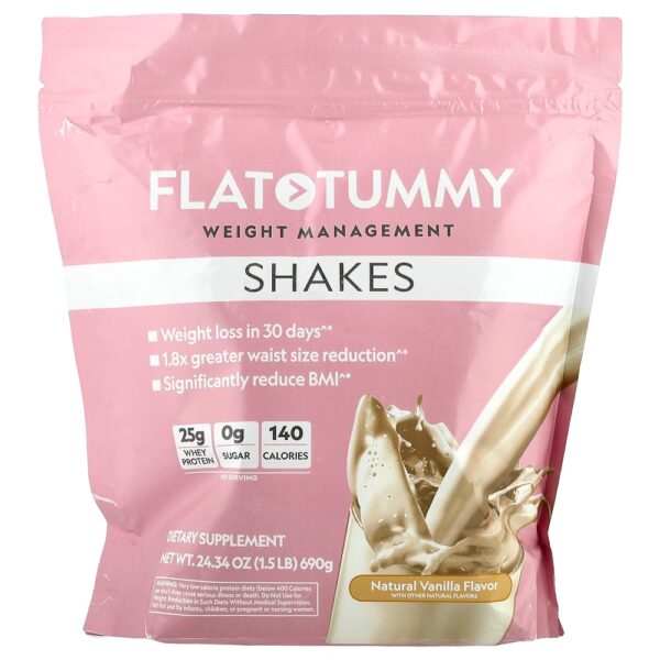 Flat Tummy - Shakes Baunilha Natural 690 g