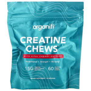 Organifi - Creatine Chews Cereja 60 Gomas