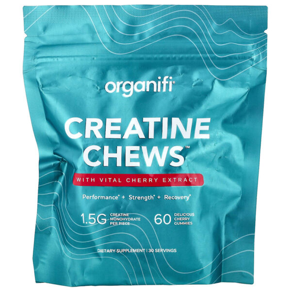 Organifi - Creatine Chews Cereja 60 Gomas