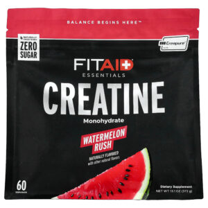 FITAID - Essentials Creatina Mono-Hidratada Rush de Melancia 372 g