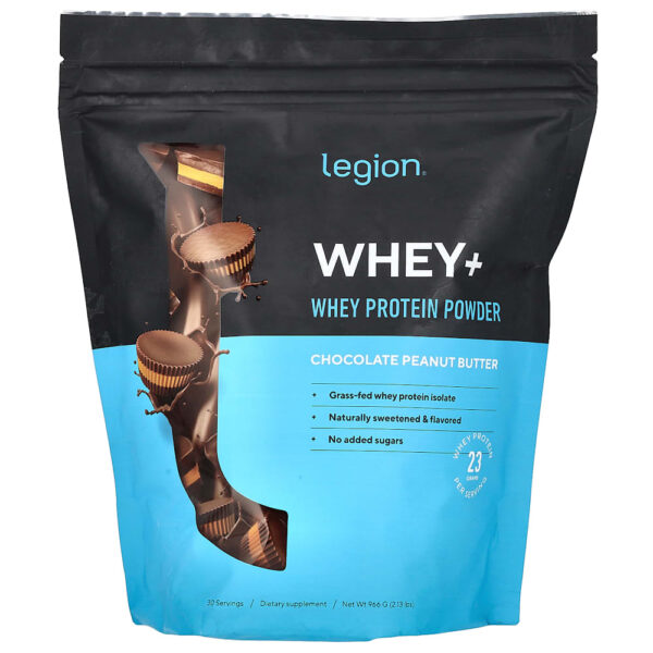 Legion Athletics - Whey+ Manteiga de Amendoim com Chocolate 966 g