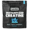 GAINS - Instantized Creatine Creatina Mono-hidratada Solúvel Framboesa Azul 231 g