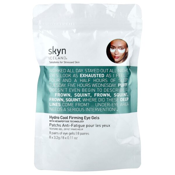 Skyn Iceland - Géis Firmadores para a Área dos Olhos Hydro Cool 8 Pares
