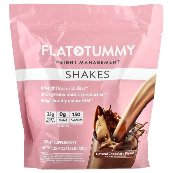Flat Tummy - Shakes Chocolate Natural 720 g