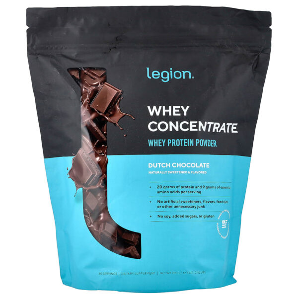 Legion Athletics - Whey Protein Concentrado em Pó Chocolate Holandês 915 g