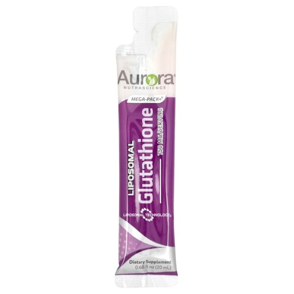 Aurora Nutrascience - Glutationa Lipossomal Mega-Pack+ 10 Embalagens 20 ml Cada