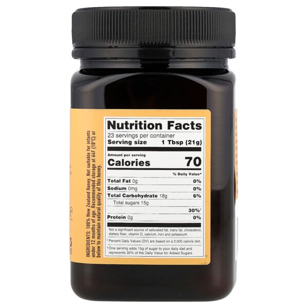 Egmont Honey - Mel de Manuka Cru e Não Pasteurizado MGO 50+ 500 g