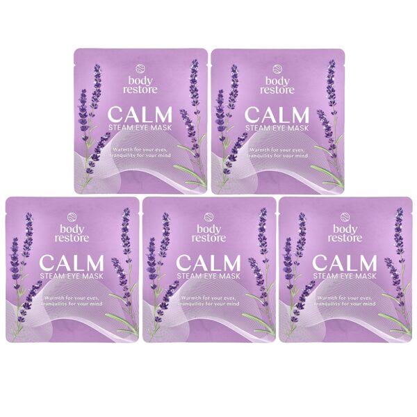 Body Restore - Máscara para a Área dos Olhos a Vapor Lavanda Pacote com 5