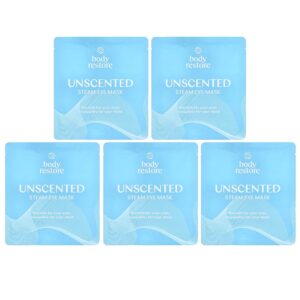 Body Restore - Máscara para a Área dos Olhos a Vapor Sem Perfume Pacote com 5