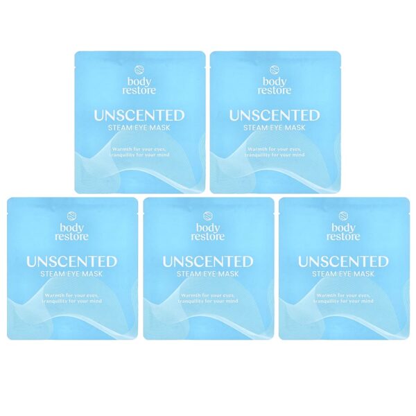 Body Restore - Máscara para a Área dos Olhos a Vapor Sem Perfume Pacote com 5