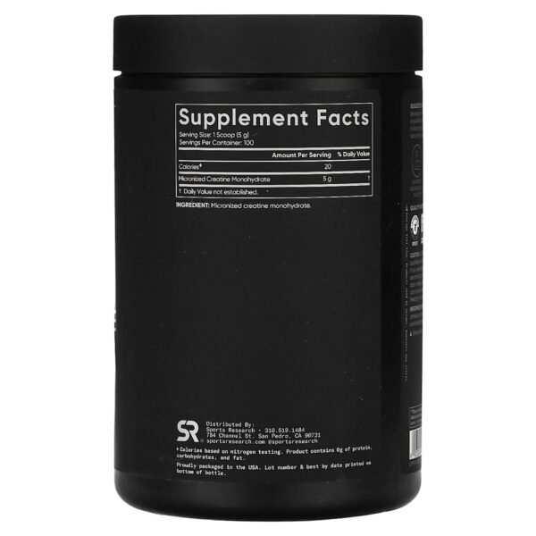 21-5.jpg Sports Research - Creatina Mono-hidratada Sem Sabor 500 g