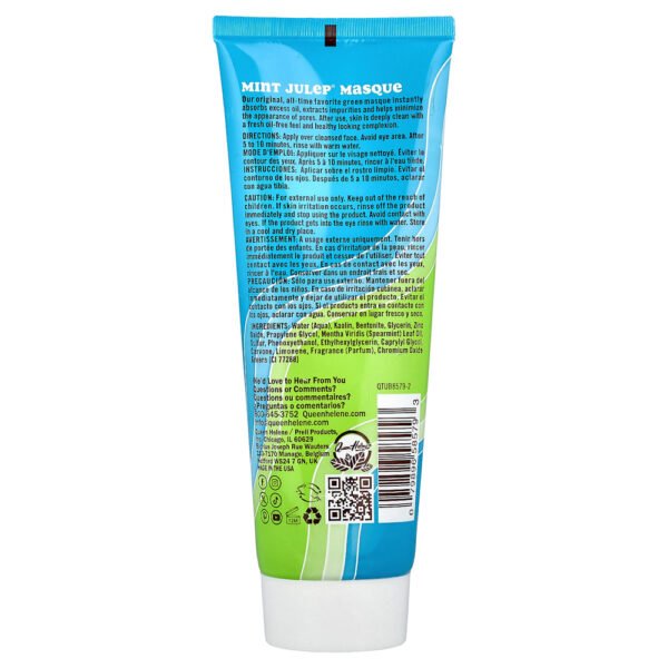 Queen Helene - Máscara de Mint Juep Pele Oleosa e com Propensa a Acne 227 g